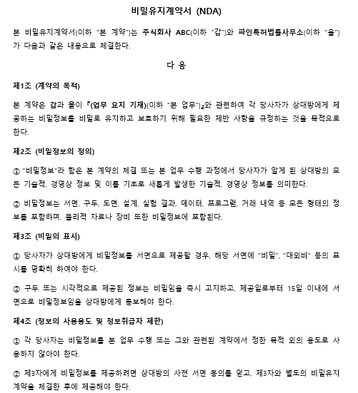 변리사와 상담 시 비밀보장은 어떻게 이루어질까?