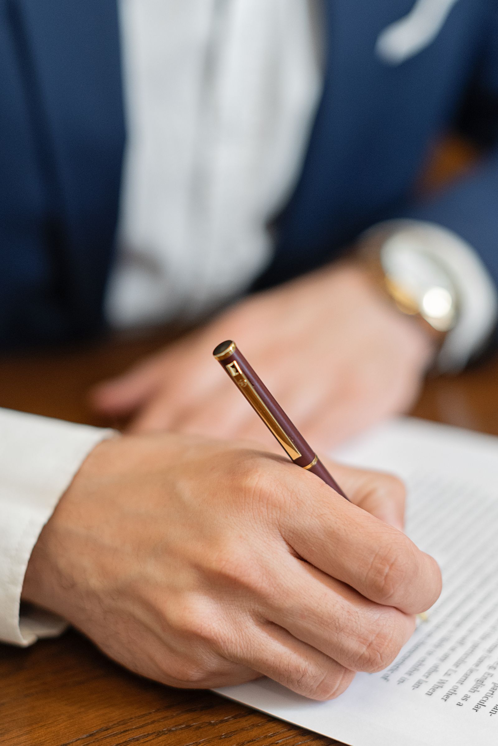 Unterzeichnung einer Vollmacht für ein koreanisches Patentverfahren
